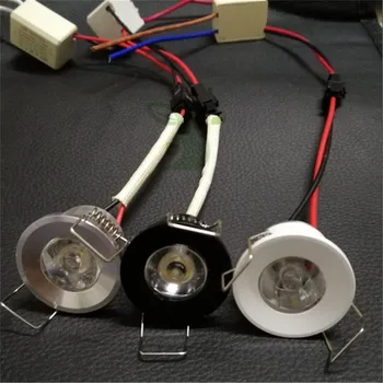 1.5 W LED mini reflectoarelor Sub Cabinet de Lumină Spot pentru Tavan Încastrat Lampa AC85-265V flux luminos lumini în Jos cu driver 26105