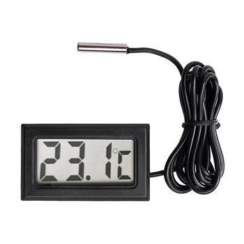 1 Buc Nou LCD Digital Termometru Indicator de Temperatură Sondă -50°C LA +110°C Gama & 1 Buc Mini Voltmetru Tester Digital Vol 1492