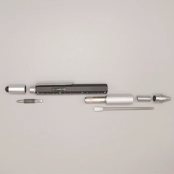 10buc/lot 6 in 1 Aluminiu Instrument Pen Șurubelniță Conducător cu Telefon Mobil Touch Pen-Instrument de Metal Pix Șurubelniță 0