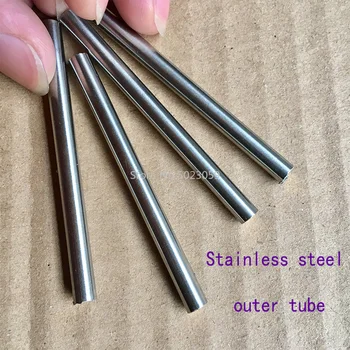 10mm Diametru DIY Cuțit Cuțit Mozaicuri Pin Nituri 9cm Lungime de Unghii Tub de Alamă+Tub de oțel #1006 0