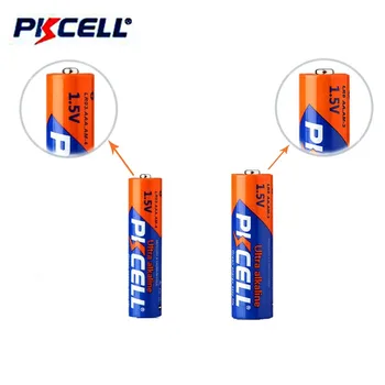 120PCS PKCELL Baterii Alcaline 60PCS 1,5 V AAA LR03 AM4 E92 140MIN ＋60PCS 1.5 V AA LR6 AM3 E91 360MIN Pentru Putere de la Distanță Rontrol 703