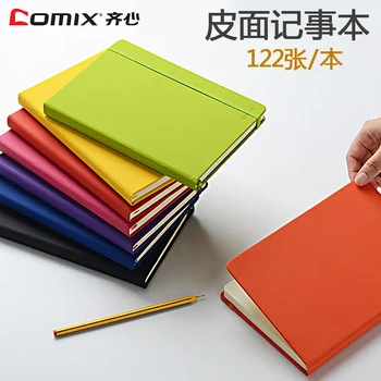122sheets Notebook îngroșat A5 din piele moale Notepad culoare clar portabil jurnal de carte Scris Tampoane planificatorii de papetărie de Birou 0
