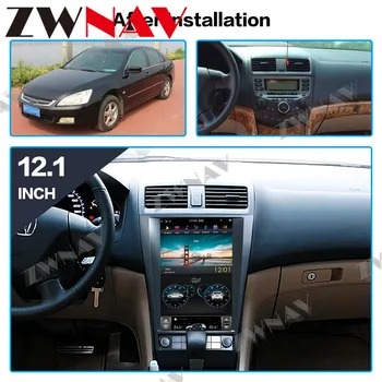 128G Tesla Stil Carplay Pentru 2003 2004 2005 2006 2007 Honda Accord 7 Ecran Android Player Navigatie GPS Radio Stereo Unitatea de Cap 0