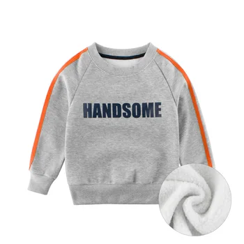 2-9T Copil Copil Copil Băiat pulover de Sus de Toamna Iarna Haine groase de Moda cu Dungi Hanorace și Tricou Copil Tinuta 13289