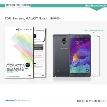 2 buc/lot ecran protector PENTRU Samsung GALAXY Nota 4(N9100) NILLKIN Mata SAU Super clear folie de protecție cu amănuntul pachet 0