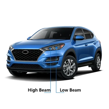 2 buc Super-Luminos Masina Auto cu Led-uri Faruri Pentru Hyundai Tucson 2019 2020 ȘASE Chips-uri High-Low Beam Car LED Lumina Farurilor 0