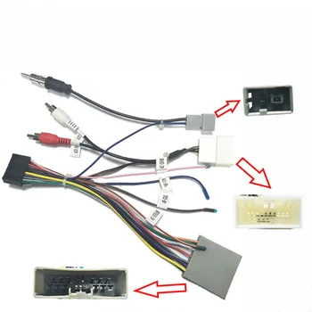 20 PINI Stereo al Mașinii de la Conectorul Fasciculului de Cabluri Adaptor 1DIN/2DIN Android Putere cabluri Potrivite pentru Honda CRV 5528