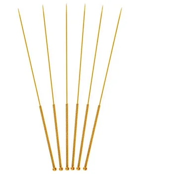 200pcs placat cu Aur ac de acupunctura Autentic Tianxie acul de aur de trei-inch model Auriu ac de acupunctura medicina Chineză 40144