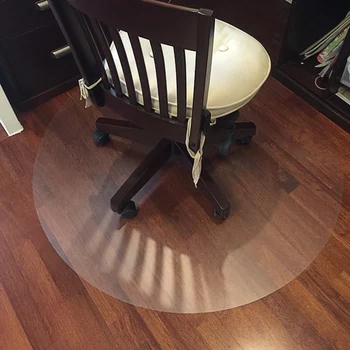 2018 nou transparent lemn protecție podea mat PVC podea din material plastic covor scaun de calculator, covorașe de protecție din plastic rotund covor covor 23643