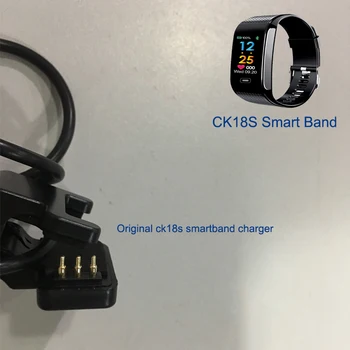 2019 original ck11c ck18s ck12 brățării inteligente ck18 ecg trupa încheietura mâinii brățara 2pin magnet încărcător cablu de încărcare 2 pini cablu de date 0