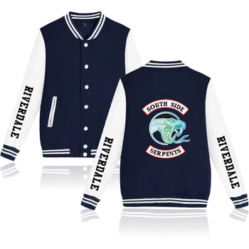 2019 vânzare fierbinte riverdale jachete de baseball harajuku populare streetwear hiphop jachete casual barbati femei 0