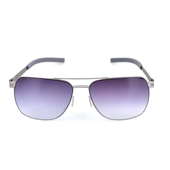 2020 Berin Design de Brand de Înaltă Calitate ochelari de Soare Barbati Șurub-mai puțin Ușoare Suqare Sticlă Soare UV Protetion Acoperire Lentile Gradient 4119