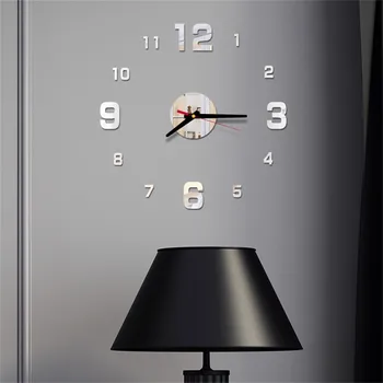 25# 3d Diy Roman Numere de Acril Oglindă de Perete Sticker Ceas de Perete Ceasuri Pentru Home Decor Mural Decalcomanii de Acasă Decorare Accesorii 9530