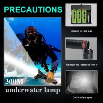 300M IPX8 profesie xhp90 scufundări lanterna xhp70 lampă Subacvatice xhp90.2 scufundări lanterna xhp70.2 scufundări lumină niște lanterne 21618