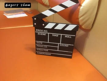 31*28 20*18 cm dimensiune Mare Director de Scenă Video Clapperboard TV Film Clapper Board Film Ardezie Taie Propunerii de fundal de decor Acasă 0