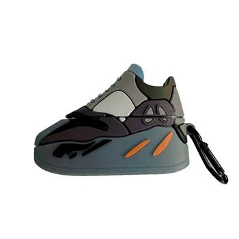 3D Pantofi de Sport Design Cască de Protecție Caz Pentru Airpods Pro Wireless Bluetooth Headset Acoperire Pentru Airpods 2 de Încărcare Cutie Capa 0