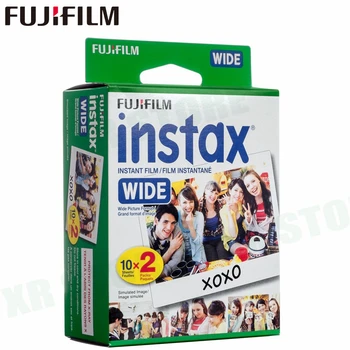 40 de Filme Fujifilm Instax Wide Instant Margine Albă Pentru Camera Fuji 100 200 210 300 500AF foto Lomography 3756