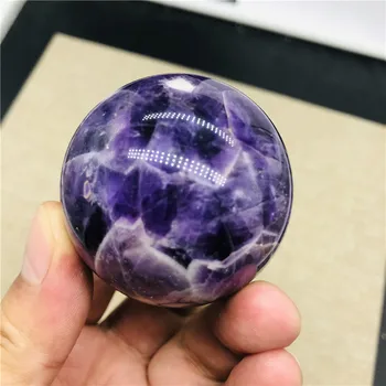 40mm Naturale ametist piatră de cuarț de cristal violet frumos cristale de cuarț 18868
