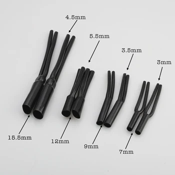 4BUC Cablu Pantaloni 7mm 9mm, 12mm 15.5 mm Difuzor Audio Cablu de Sârmă Pantaloni Cizme Y Splitter Gâfâi HIFI DIY Audio Cablu 0