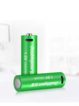 4buc/lot Nou de 1,5 v 3400mWh AA baterie reîncărcabilă USB AA baterie litiu reîncărcabilă, încărcare rapidă prin intermediul cablului Micro USB 5443