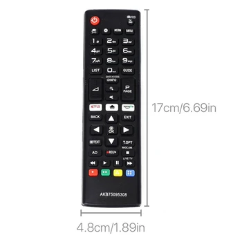 AKB75095308 Smart TV Control de la Distanță engleză Înlocuitor pentru LG HD Smart TV Nou 0