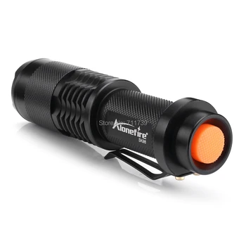 Alonefire SK98 L2 LED Lanterna Portabil Mini ZOOM torchflashlight Impermeabil în viața de Iluminat felinar 18200