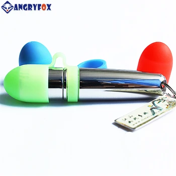 Angryfox K1 K1S LED Mini Cheie lanț rezistent la apa cu Torțe din Oțel Inoxidabil AAA Lanterna cu RGB Colorate Reglaj Capace 21140