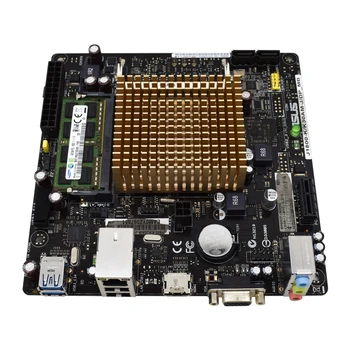 ASUS ITX J1800-K/K30-J/DP DDR3 4 GB 1333 1.35 V 17*17 Mini bord Integrat J1800 CPU dual-core DDR3 HDMI PC Placa de baza 0