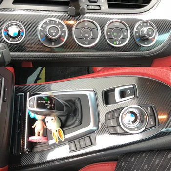 Auto-Styling 3D 5D Fibra de Carbon Auto Interior Consola centrala Culoare Schimbare de Turnare Decalcomanii Autocolant Pentru BMW Z4 E89 2009-2016 3229