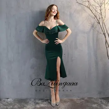 BAZIIINGAAA de Lux 2020 Partid Femeie Eleganta Rochie de Seara Plus Size Slim Imprimate Rochii de Seara Lungi Potrivite pentru Petreceri Formale 0