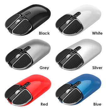 Biroul Notebook Soareci Mouse-Pro Gamer Slim 2.4 GHz Bluetooth Mouse-ul Reîncărcabilă 1600 DPI Reglabil Șoareci fără Fir 0