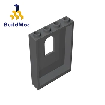 BuildMOC 60808 Panel 1 x 4 x 5 Cu Fereastra Pentru Construirea de Blocuri Părți DIY LOGO-ul Educațional Tech Jucării Piese 4196