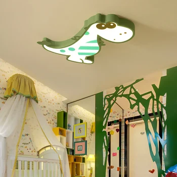 Camera Copii Tavan Lampa Pentru Copii Dormitor Iluminat Cu Led-Uri De Control De La Distanță Dinozaur Animale Boy Camera De Plafon Lumina Camera Pentru Copii Pepinieră 32302