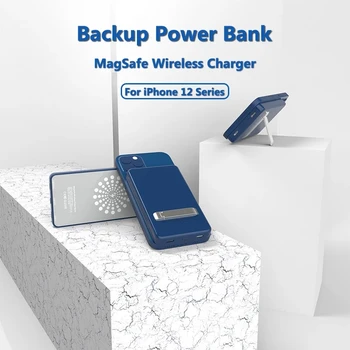 CASEIER 15W Magnetic Mini Power Bank Backup Wireless Portabil Încărcător 18W PD Extral Baterie Pentru iPhone 12 Pro Mini Max Powerbank 1273