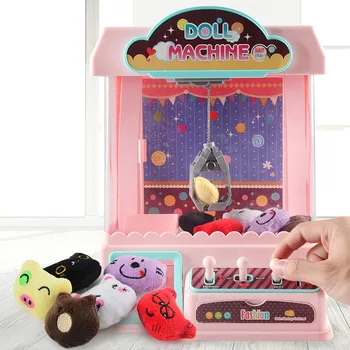 Copiii Mașină Cu Gheare Muzicale Acționate Cu Monede Gabinete Gamer Jocul Mini Arcade Mașină Automat De Muzică Ușoară Grabber Jucarii Pentru Copii Cadouri 0