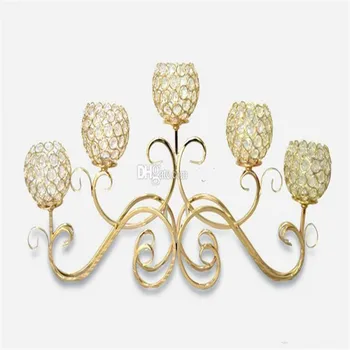Cristal sfeșnic decor creativ European lumânare titularului modelul romantic sala de mese tabelul 5 ornamente cap 10274