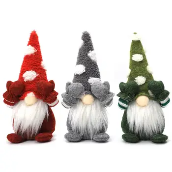 Crăciun fericit Lung Pălărie suedeză Santa Gnome Papusa de Plus Ornamente Minunat Elf Holiday Home Decor de Anul Nou Navidad 0