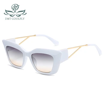 D&T 2020 Noua Moda Ochi de Pisică ochelari de Soare Femei Bărbați PC Cadru din Aliaj Culoare Lentile de Epocă de Lux Leopard Sexy Party ochelari de Soare UV400 20254