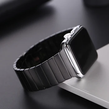 De lux Curea pentru Apple watch band 44mm 40mm iWatch trupa 38mm 42mm din Oțel Inoxidabil Curea bratara pentru Apple watch 5 se 6 3 4 18520