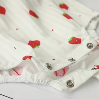 De Vară 2020 Copil Nou-născut Băieți și Fete fără Mâneci Tricotate de Bumbac Desene animate Sling Copilul Costume Costume Salopeta Pentru 0-3t 17029