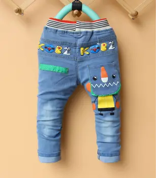 De înaltă calitate de primavara toamna noua moda copii baieti blugi copii denim pantaloni copii pantaloni 2-3-4-5-6 ani 24400