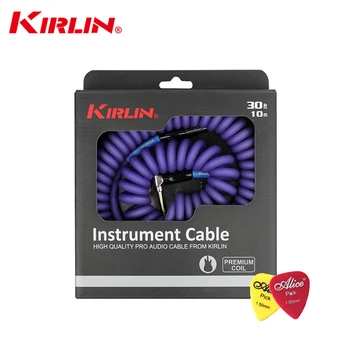 De înaltă Calitate Kirlin 10M PRO Cablu Audio Premium Bobina Instrumentului Cablu de Chitara Electrica /Bas Linie Instrument de Linie de Cablu de Cupru 7808