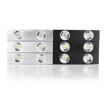 Decor plin de culoare LED-uri Lumina de Perete 5W AC90-265V Triunghi Aluminiu 5 Culori Lămpi de Perete Rece/ Cald Alb pentru Camera de Hotel 0
