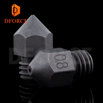 DFORCE Elvețian MK8 Intarit Duza din oțel de înaltă temperatură m6 Fir de 1,75 MM cu Incandescență pentru imprimante 3D hotend cr10 ender3 ETC. 0