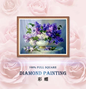 Diamant Pictura Diamant broderie 5d diy complet pătrat Vaza de flori - diamond mozaic de diamante vopsea daimond pictura 8465