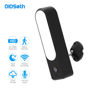 DIDSeth Proiector Camera IP HD 1080P Impermeabil în aer liber Lampa LED Camera IP P2P WiFi Camera de Securitate CCTV Camera de Supraveghere 25751