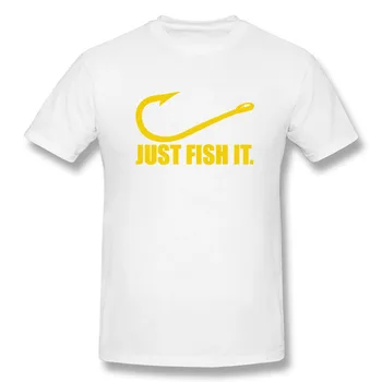 Dragoste Amuzant De Pescuit Tricou Barbati Doar Pește Amuzant T-Shirt Mâneci Scurte Hip Hop Supradimensionate O-Neck Bumbac Tricouri 1981