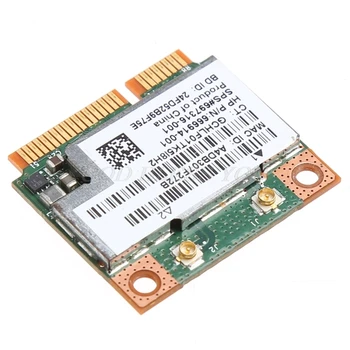 Dual Band 2.4+5G 300M 802.11 a/b/g/n WiFi, Bluetooth 4.0 Wireless Jumătate Mini PCI-E Card Pentru BCM943228HMB HP SPS 718451-001 0