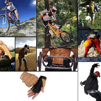 Echitatie Mănuși de Sport în aer liber, Alpinism Mănuși 7 Culori Respirabil Non-alunecare și rezistent la Uzură Mănuși 10374