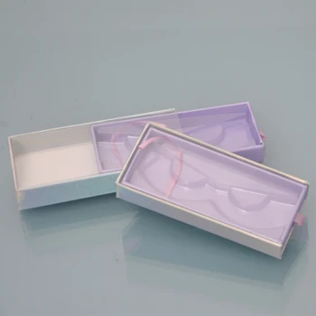 En-gros de gene cutie de ambalaj genelor cutii de ambalaj logo-ul personalizat faux cils 25mm nurca gene magnetic sertar cazul în vrac de furnizori 0